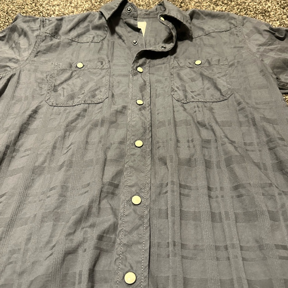 Men’s Medium Route 66 Pearl Snap Button Up